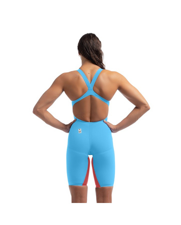 Strój startowy pływacki damski Speedo Lzr Valor 2.0 Openback Blue