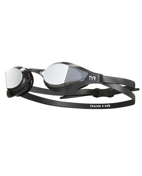 Okulary do pływania na basen startowe Tyr Black Hawk Racing