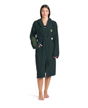 Szlafrok kąpielowy unisex Arena Zeppelin Light Robe Dark Sage Arctic Lime