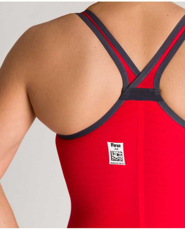 Strój startowy damski Arena Women's Powerskin Carbon Air2 Close Back Red