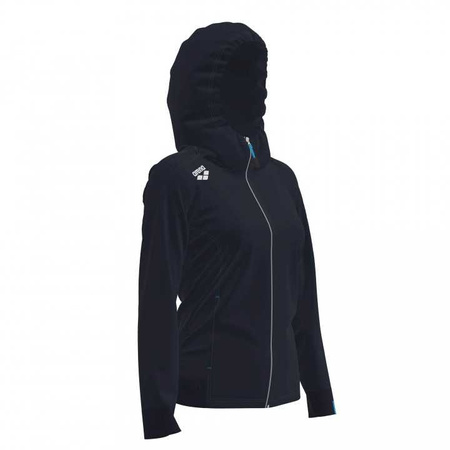 Damska bluza sportowa z kapturem Arena Women's Team Hooded Jacket Panel Navy
