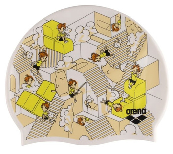 Czepek pływaki treningowy Arena Print Junior Fantasize