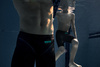 Strój startowy chłopięcy Arena Junior Powerskin Impulso Jammer Black Teal