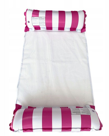 Hamak wodny leżak do pływania Drifter Beach Float Rose White