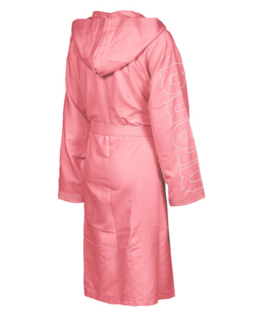 Szlafrok kąpielowy dziecięcy Arena Junior Zeal Plus Pink White