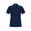 Koszulka T-shirt męski Arena Poloshirt Trim Cotton Piquet Navy Calypso Coral