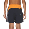 Szorty kąpielowe chłopięce Arena Junior Boy's Caiman Boxer Navy Tangerine