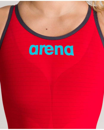 Strój startowy damski Arena Women's Powerskin Carbon Air2 Close Back Red