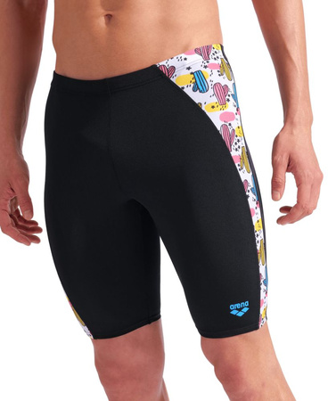 Kąpielówki spodenki męskie Arena Men's Desert Swim Jammer Black Multi White
