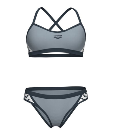 Strój kąpielowy damski Arena Woman's Icons Bikini Sea Foam Asphalt