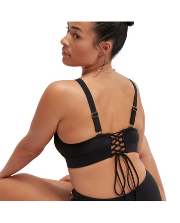 Góra od kostiumu kąpielowego damskiego Speedo Tri Bikini Top Black