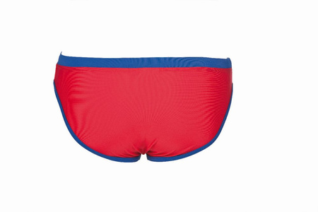 Kąpielówki slipy męskie Arena Men's Fundamentals Mid Brief Red Royal