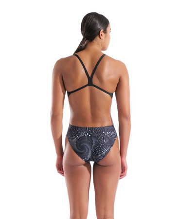 Strój kąpielowy damski Arena Women's Fireflow Swimsuit Challenge Black Team Black