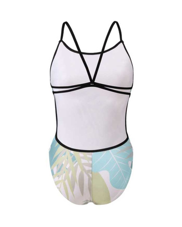 Strój kąpielowy damski Arena Women's Lace Back Light Floral Multi