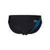 Slipy kąpielowe męskie Arena Men's Dreamy Swim Brief Black Turquoise
