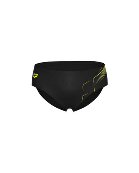 Kąpielówki slipy męskie Arena Men's Dive Swim Brief Black Soft Green