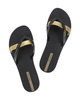 Klapki japonki damskie Ipanema Kirei Fem Black Gold
