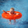Koło z siedziskiem dla dzieci na basen Flipper