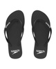 Klapki japonki antypoślizgowe damskie Speedo Flip Flop Black