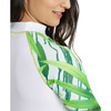 Koszulka damska Arena Rash Vest S/S Allover White-Muti