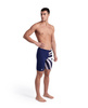 Kąpielówki męskie Arena Men's Multi Stripes Swim Jammer Navy White Multi