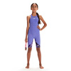 Strój startowy Dziewczęcy Junior Speedo LZR Ignite Open Back Kneeskin Miami Lilac