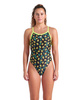 Damski strój kąpielowy jednoczęściowy Arena Women's Olives Swimsuit Xcriss Cro Black Multi Arctic Lime