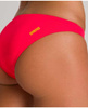 Dół od stroju kąpielowego damskiego Arena Women's Real Brief Fluo Red-Yellow Star