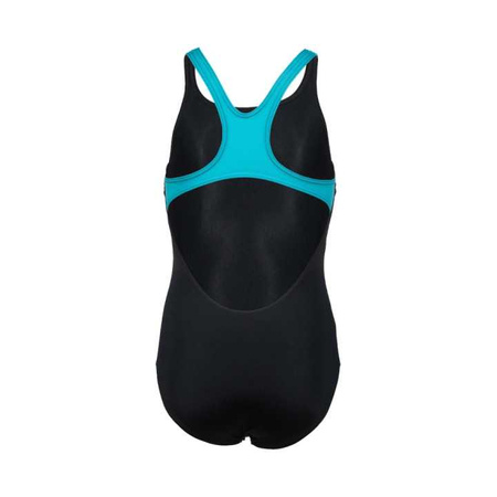 Strój kąpielowy dziewczęcy Arena Girl's Swimsuit Swim Pro Back Graphic Black Martinica
