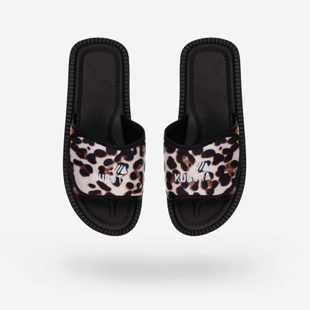 Klapki basenowe Kubota Unisex Rzep Panterka