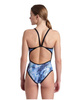 Strój kąpielowy damski Arena Women's Pacific Superfly Back Black Blue
