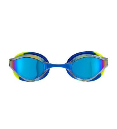 Okulary pływackie dla dzieci Arena Junior Python Mirror Blue Blue Lime