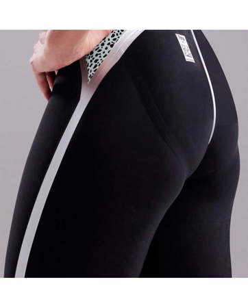 Strój startowy damski Funkita Ladies Apex Predator X Freeback Kneeskin Black Speck