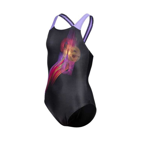 Strój kąpielowy dziewczęcy Arena Parrot Junior Swimsuit V Back