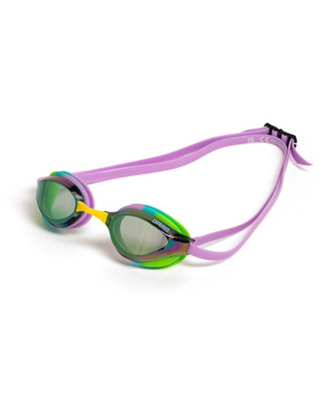 Okulary pływackie na basen Arena Python Mirror Green Violet