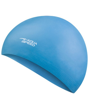 Czepek pływacki unisex Aqua Speed Soft Latex Light Blue kol.01