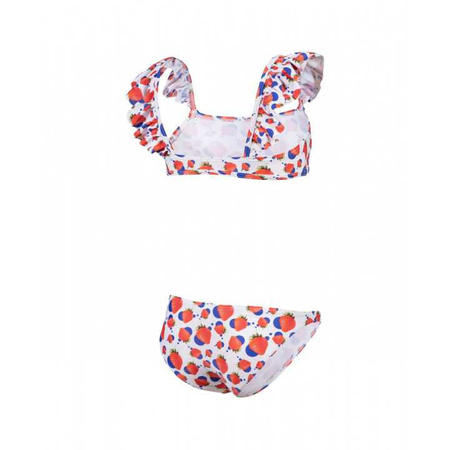 Strój kąpielowy dziewczęcy Arena Vinta Junior Bikini Bandeau Falbana Straps