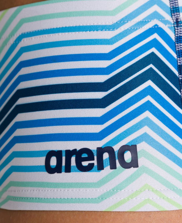 Kąpielówki męskie Arena Men's Multicolor Stripes Low Waist Short Navy Multi