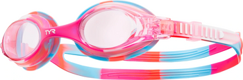 Okulary do pływania na basen treningowe dla dzieci TYR Simple Tie Dye Pink
