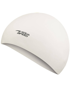 Czepek pływacki unisex Aqua Speed Soft Latex White kol.05