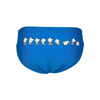 Slipy kąpielowe chłopięce Arena Kids Boy's Friends Swim Briefs Graphic Turquoise