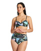 Strój kąpielowy damski Arena Women's Cecilia Two Pieces Black Multi Black