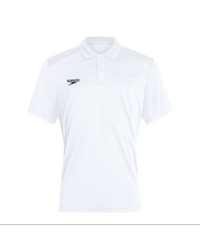 Koszulka T-Shirt damski Speedo Club Dry Polo White