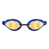 Okulary startowe pływackie na basen Arena Airspeed Mirror Yellow Cooper Blue