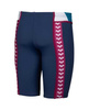Kąpielówki męskie Arena Men's Icons Swim Jammer Panel Navy Blue Cosmo White Red Fandango