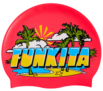 Czepek pływacki na basen uniwersalny unisex Funkita Icypop Beach