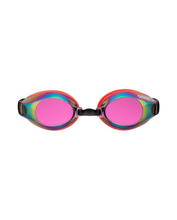 Okulary pływackie na basen Arena Zoom X-Fit Mirror Copper Bright Coral Plum