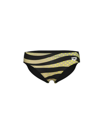 Kąpielówki slipy męskie Arena Men's Zebra Brief Black Multi