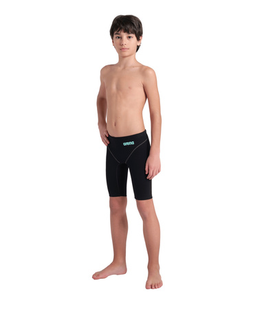 Strój startowy chłopięcy Arena Junior Powerskin Impulso Jammer Black Teal