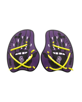 Wiosełka treningowe do pływania Arena Vortex Evolution Hand Paddle Plum Artic Lime